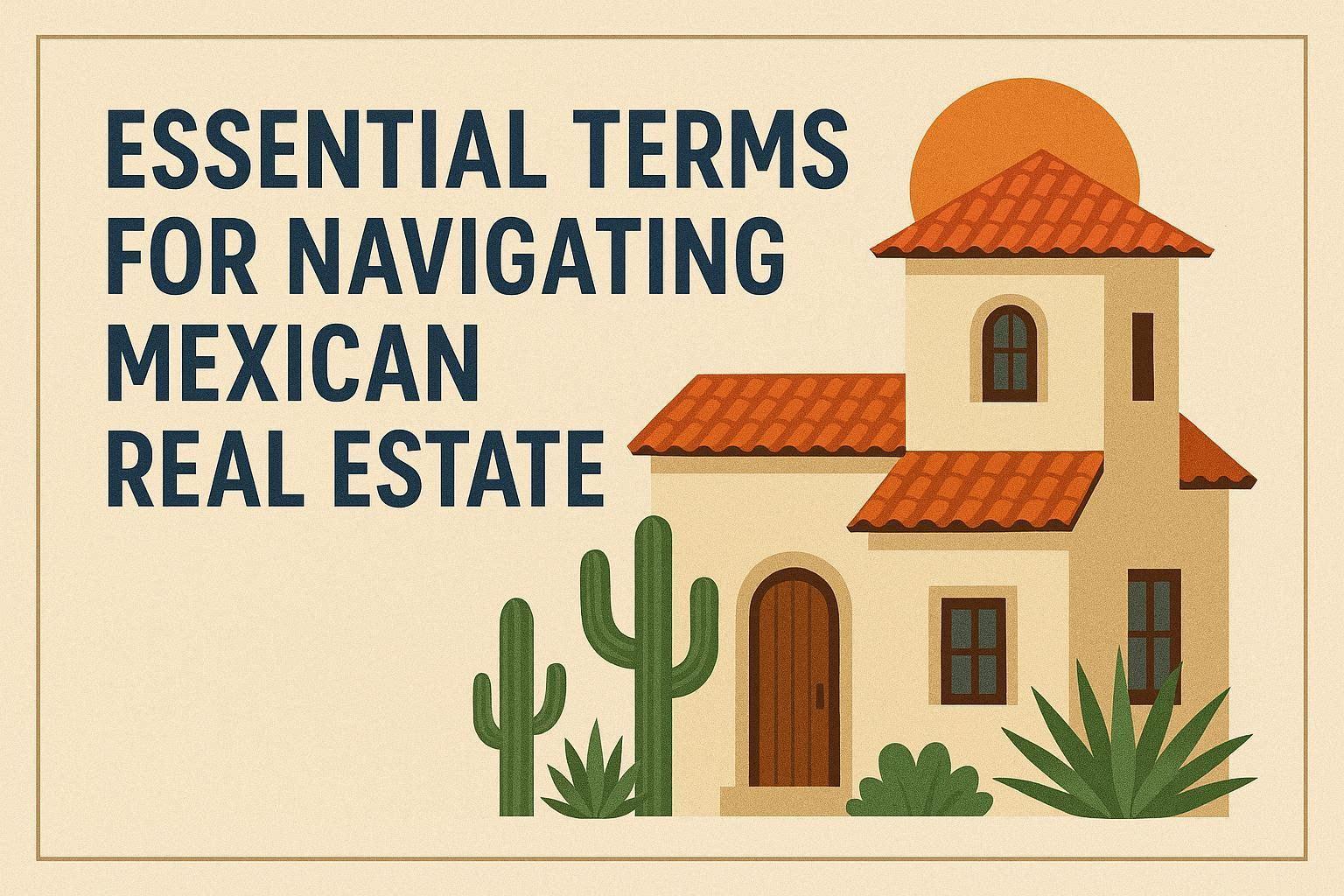 Essential Terms for Navigating Mexican Real Estate
