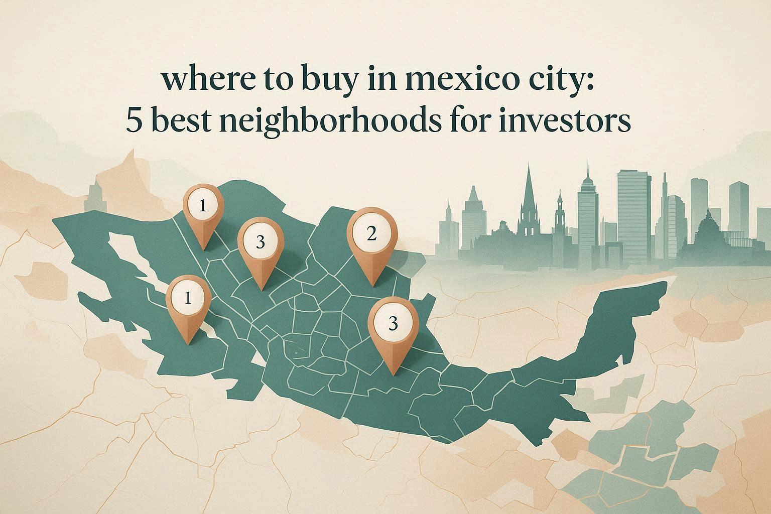 Where to Buy in Mexico City in 2026: 5 Best Neighborhoods for Investors from a Local Expert